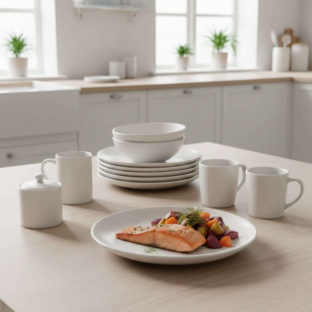 Elevate Your Table: A Comprehensive Review of Gourmet Stoneware Dinnerware Sets