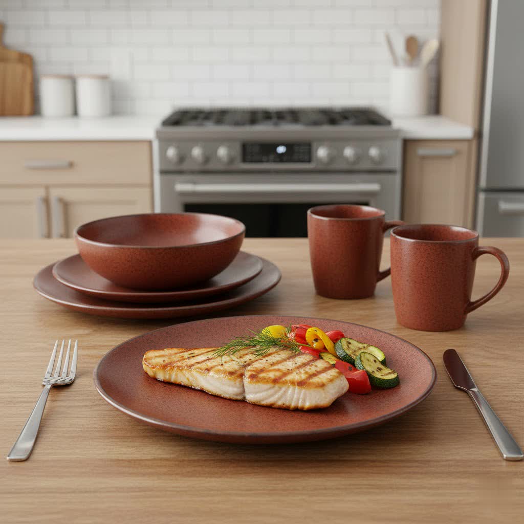Elama Round Stoneware Dinnerware Set: A Comprehensive Review for Discerning Buyers