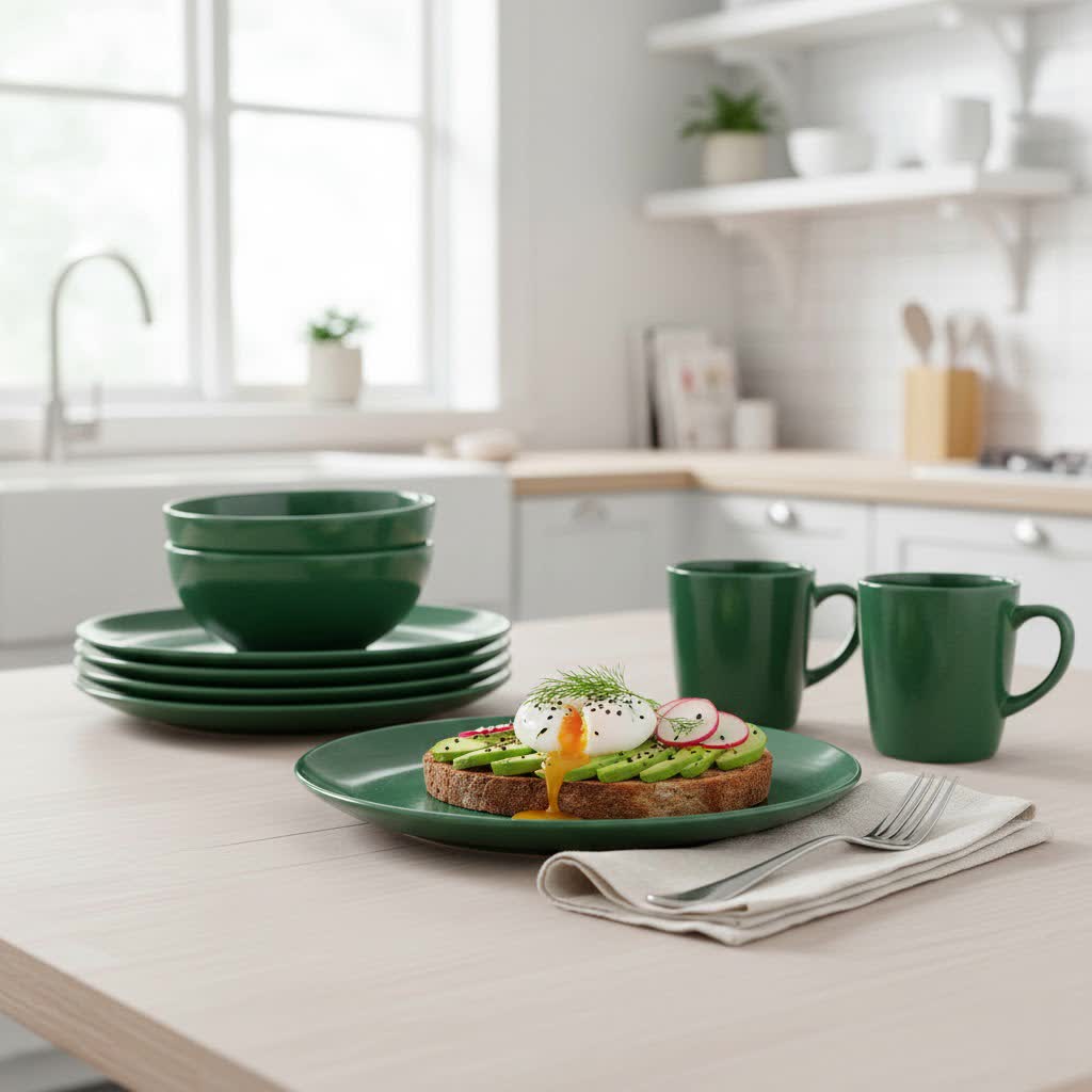 Review: AmorArc Stoneware Dinnerware Set (Matte) – Style, Durability, and Everyday Elegance